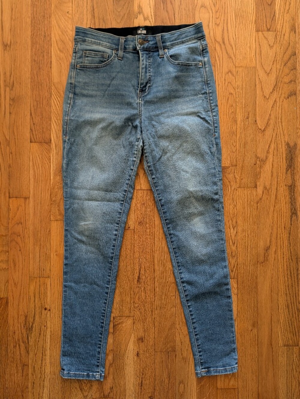 LuLaRoe Faded Blue Skinny Jeans Size 28